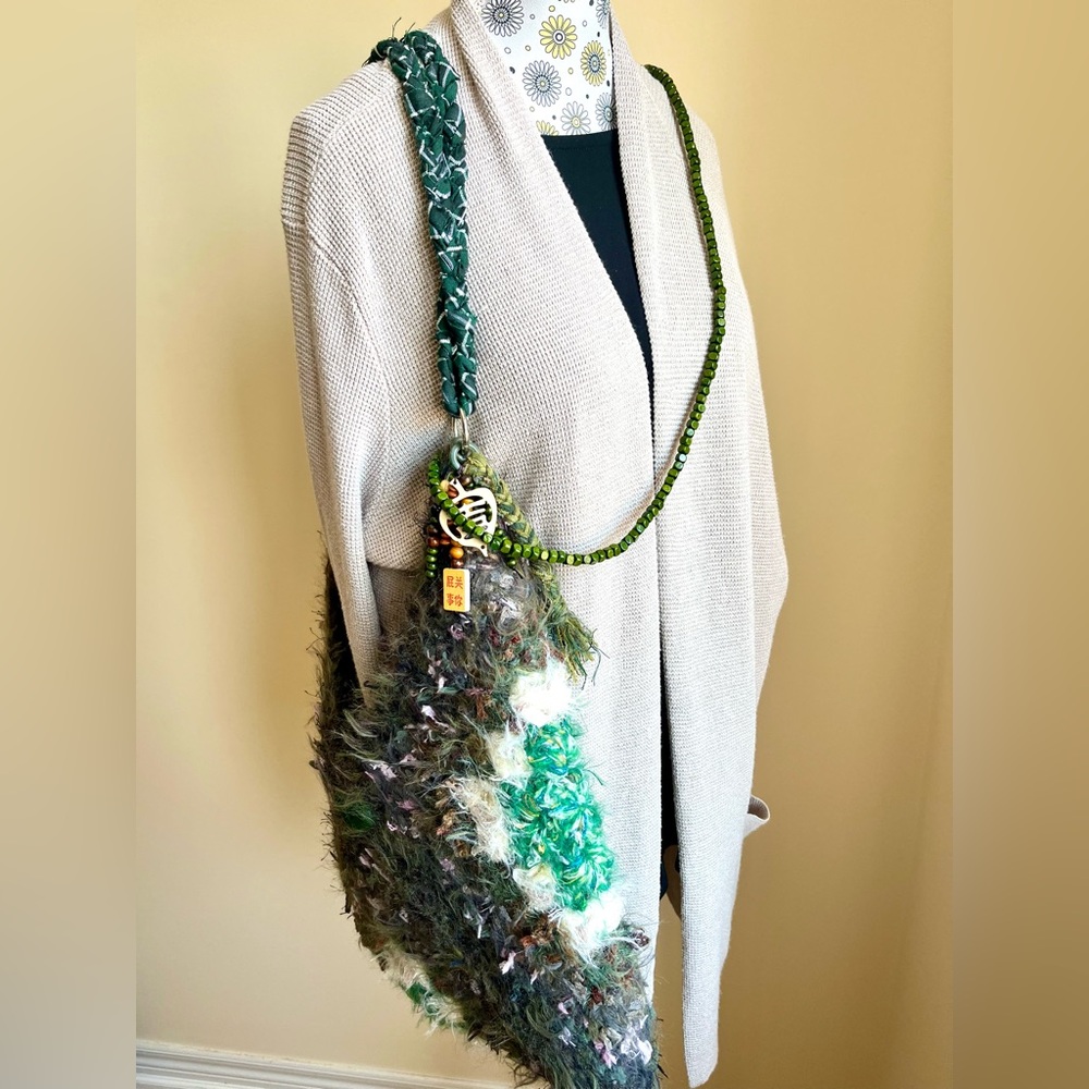 Handcrafted Multicolor Boho Bag - Picture 8 of 16